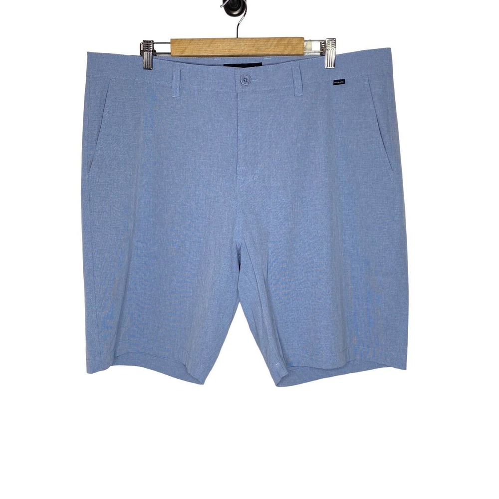Travis Mathew Mens Neck‎ Shorts Size 40 Pockets 9.5 Inseam Performance Blue